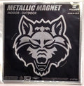 Arkansas State University Red Wolves 6 Inch Magnet Metallic Shimmer Design