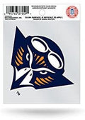 University of Tennessee Martin Skyhawks 3 Inch Static Cling, Full Clear Adhesive Backing, Easy Peel and Stick Application, Removable and Reusable, Officially Licensed, Made in the USA