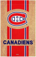 Montreal Canadiens Premium Double Sided Banner House Flag, Burlap Design, 28x44 Inch