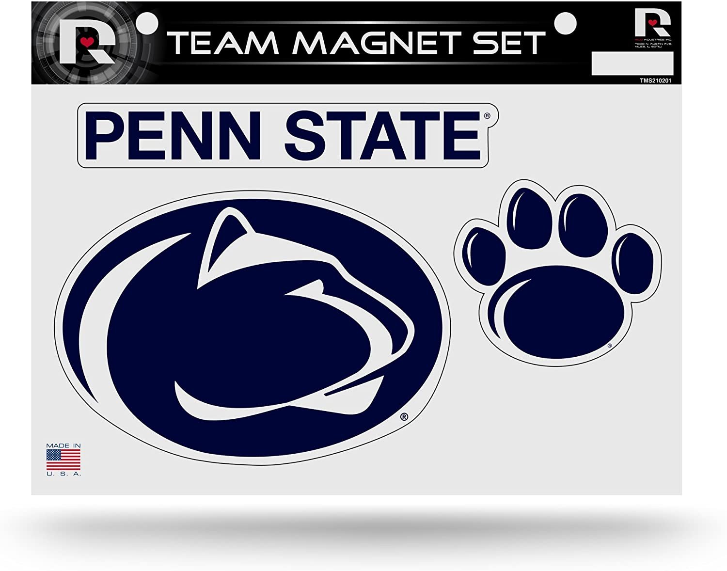 Penn State University Nittany Lions Multi Magnet Sheet Shape Cut 8x11 Inch