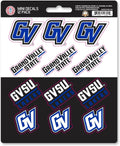 Grand Valley State University Lakers 12-Piece Mini Decal Sticker Set, 5x6 Inch Sheet, Gift for football fans for any hard surfaces around home, automotive, personal items