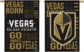 Vegas Golden Knights Premium Double Sided Banner Flag 28x44 Inch Fan Rules Design Indoor Outdoor