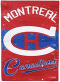 Montreal Canadiens Premium Garden Flag Linen Banner Double Sided 12.5x18 Inch Vintage Logo Design Outdoor