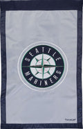 Seattle Mariners Premium Double Sided House Flag Banner, Applique Embroidered, 28x44 Inch