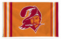 Tampa Bay Buccaneers Premium 3x5 Feet Flag Banner, Retro Logo, Metal Grommets, Outdoor Indoor, Single Sided