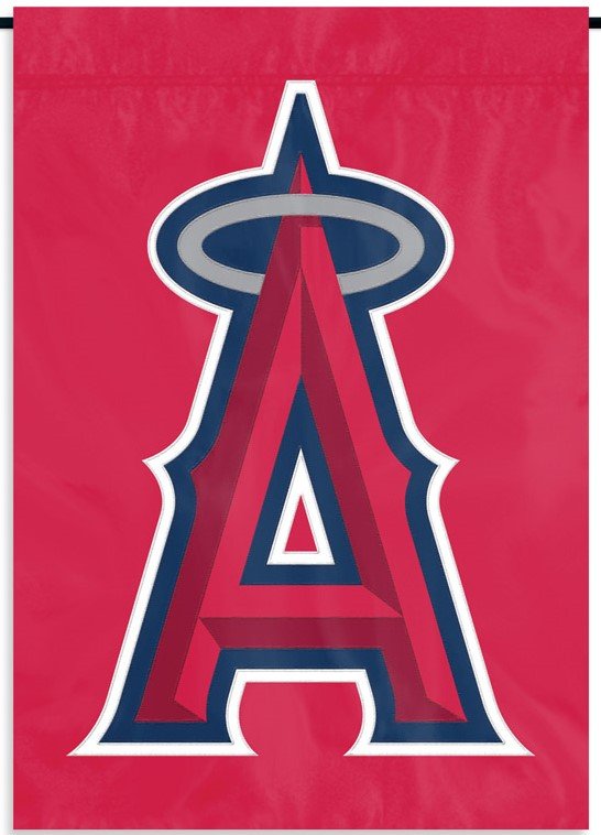 Los Angeles Angels Premium Garden Flag Banner Applique Embroidered 12.5x18 Inch