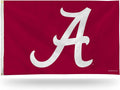 NCAA Alabama Crimson Tide 3-Foot by 5-Foot Single Sided Banner Flag with Grommets