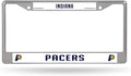 Indiana Pacers Premium Metal License License Plate Frame Chrome Tag Cover, 12x6 Inch