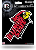 Illinois State University Redbirds 5 Inch Die Cut Flat Vinyl Decal Sticker Adhesive Backing