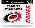 Rico Industries NHL Carolina Hurricanes Die Cut Team Magnet Set Sheet