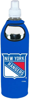New York Rangers 1/2 Liter Water Soda Bottle Beverage Insulator Holder Cooler with Clip Hockey