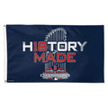 Boston Red Sox 2018 World Series Champions 3x5 Feet Flag Banner, Locker Room Edition, Metal Grommets, Outdoor or Indoor Use