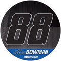 Alex Bowman #88 MAGNET RR 4" Round Vinyl Auto Home Window Glass Nascar Racing