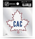 Montreal Canadiens 4x4 Inch Decal Sticker Retro Logo Clear Backing