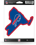 Buffalo Bills 5 Inch Die Cut Sticker Decal, Home State Design, Flat Vinyl, Full Adhesive Backing, Peel and Stick Application, Officially Licensed, Made in the USA