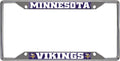 Minnesota Vikings Metal License Plate Frame Chrome Tag Cover 6x12 Inch
