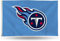 Tennessee Titans Premium 3x5 Feet Flag Banner, Logo Design, Metal Grommets, Outdoor Use, Single Sided