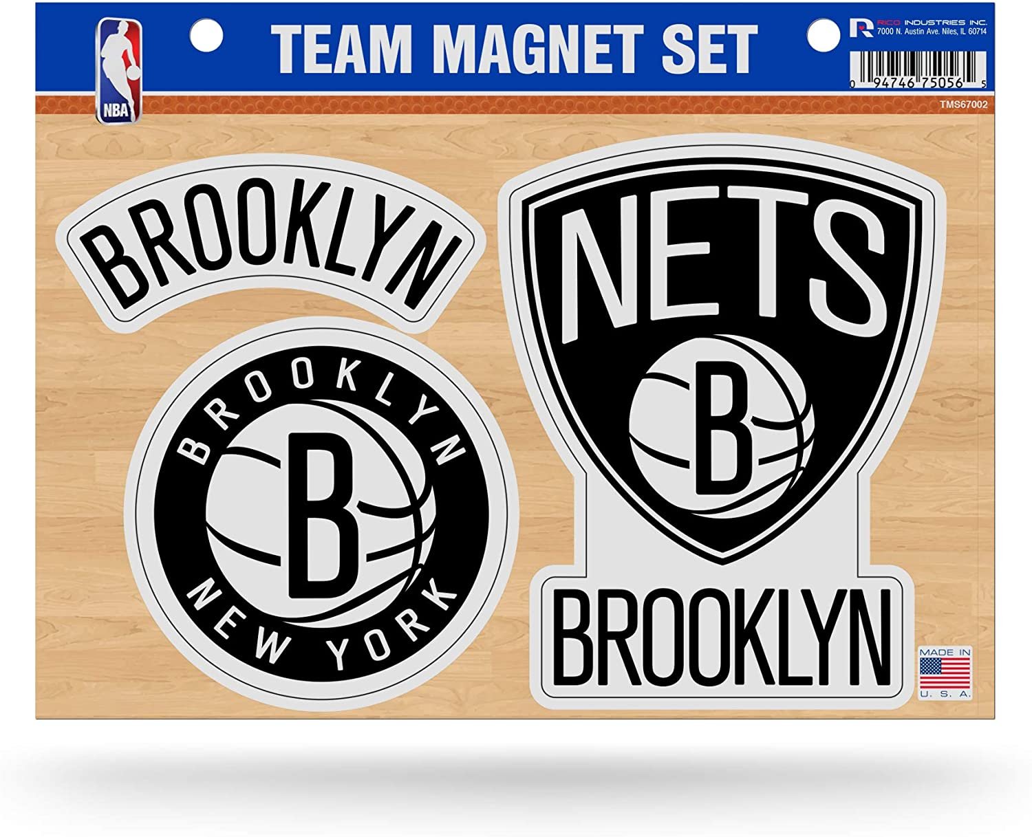Brooklyn Nets Team Magnet Set