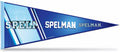 Spelman College Jaguars Soft Felt Pennant, Primary Design, 12x30 Inch, Easy To Hang