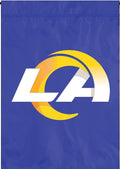 Los Angeles Rams Premium Garden Flag Banner Applique Embroidered 12.5x18 Inch