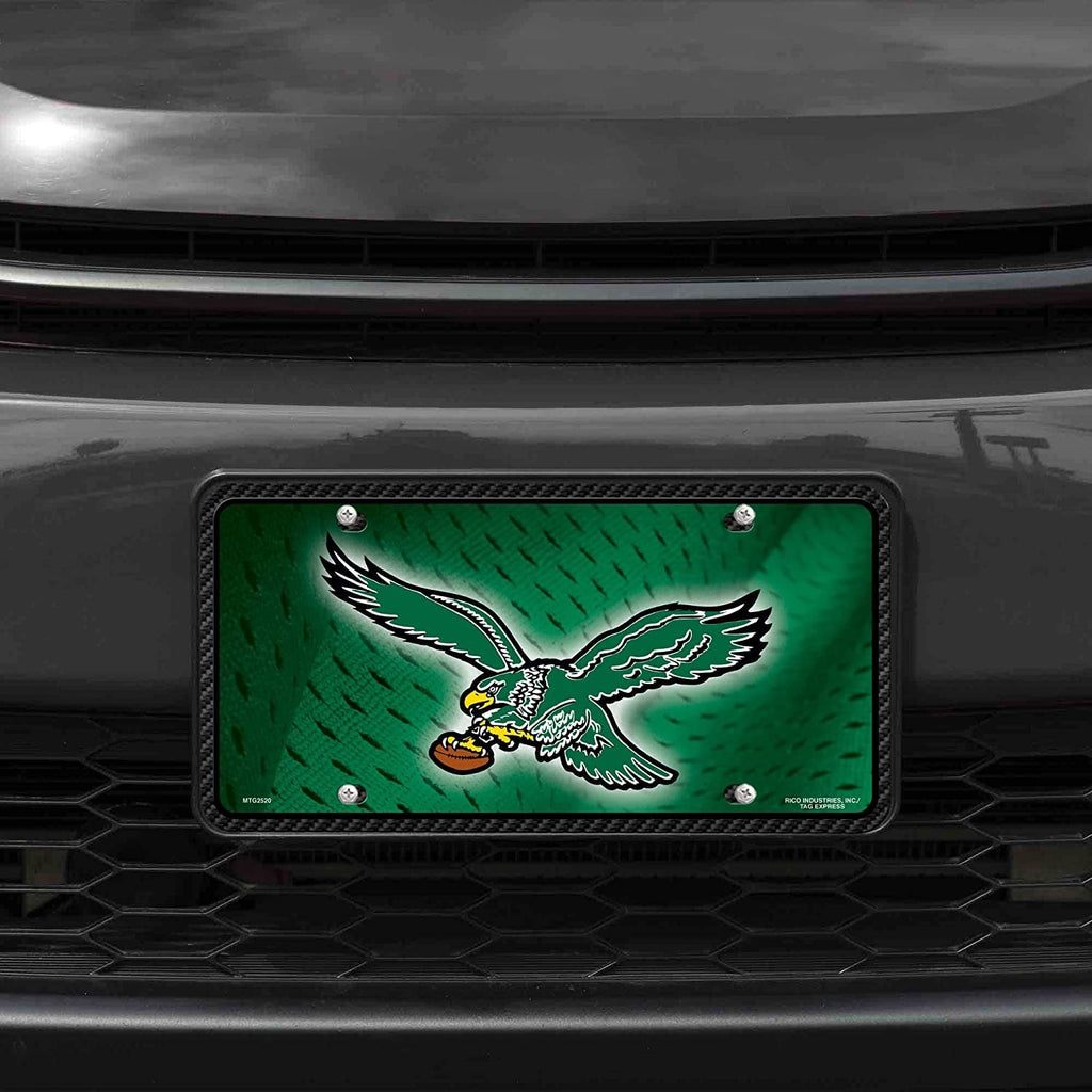 Philadelphia Eagles Metal License Plate Tag Retro Design 6x12 Inch