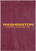 Washington Football Team Commanders Garden Flag Banner Premium 13x18 Nylon Applique Embroidered Football