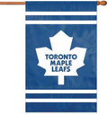 Toronto Maple Leafs Banner Flag Premium Double Sided Embroidered Applique 28x44 Inch
