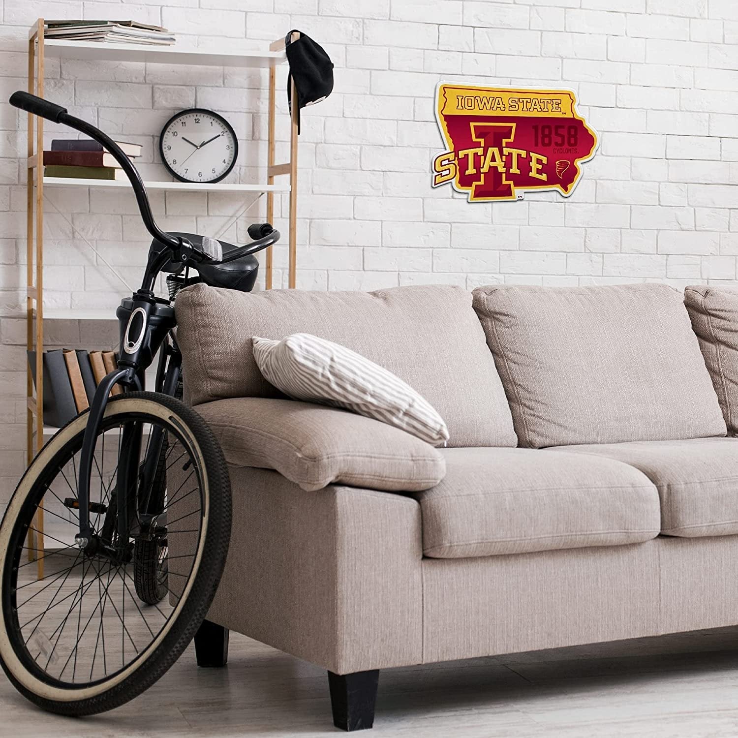 Iowa State Cyclones Pennant State Shape 18 Inch Soft Felt University of