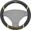 Army United States Military Steering Wheel Cover Premium Embroidered Black 15 Inch