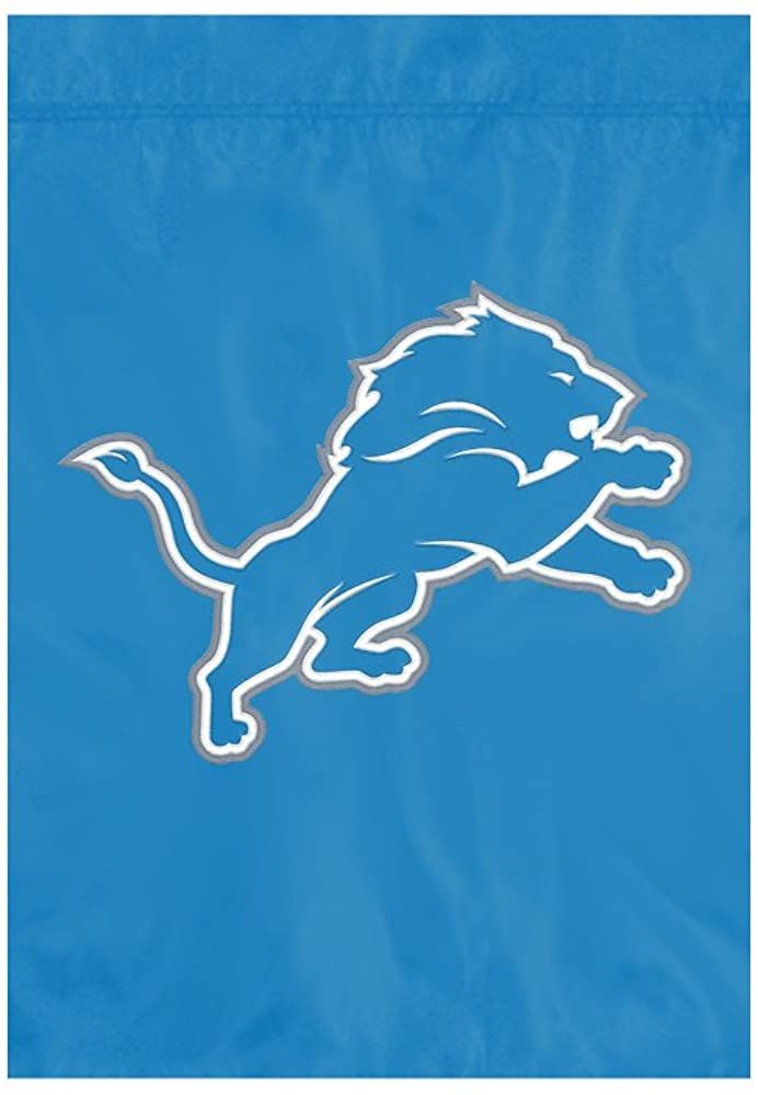 Detroit Lions Premium Garden Flag Banner, Embroidered, 13x18 Inch