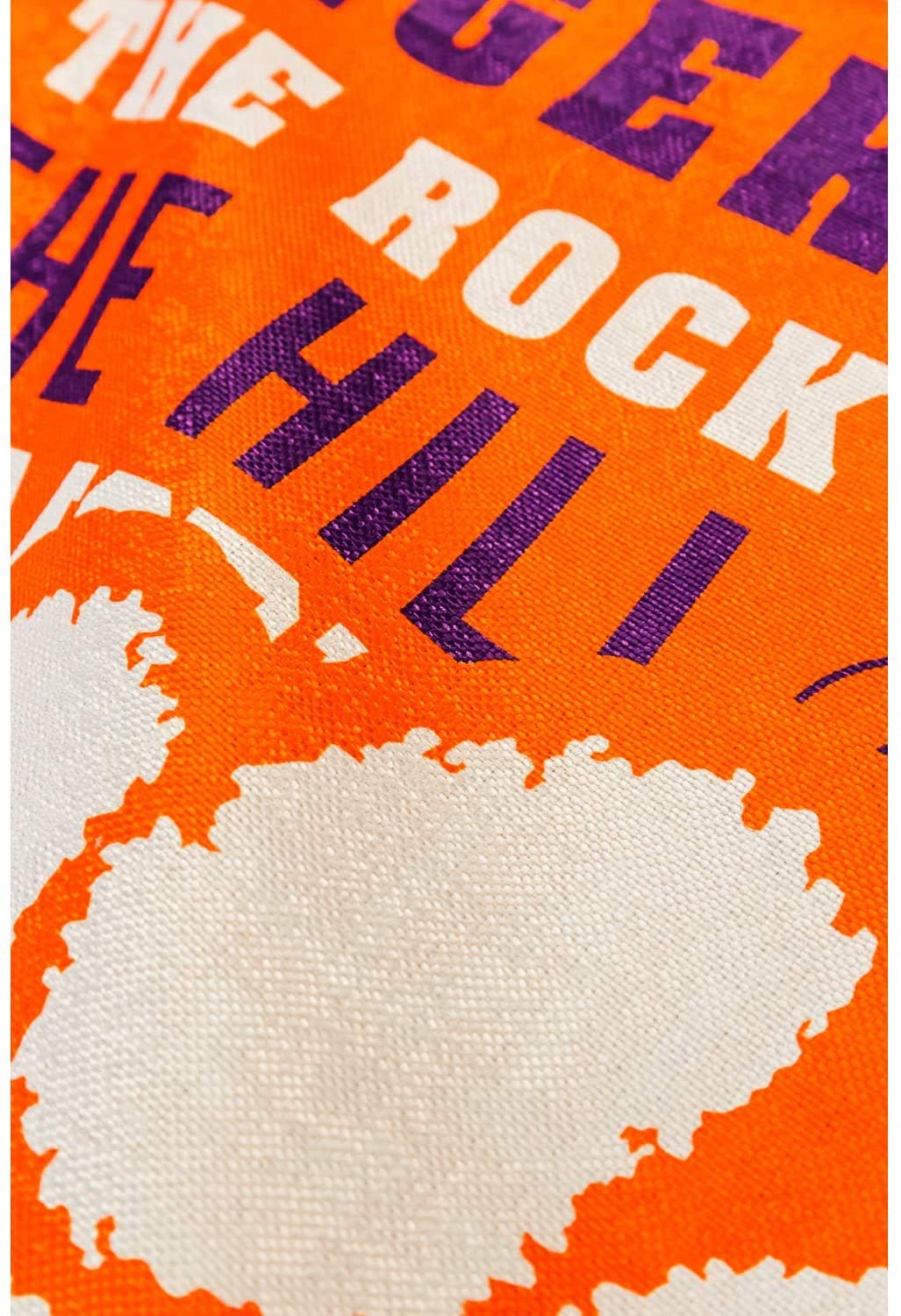 Clemson Tigers Fan Rules Banner Flag 28x44 Inch Double Sided University