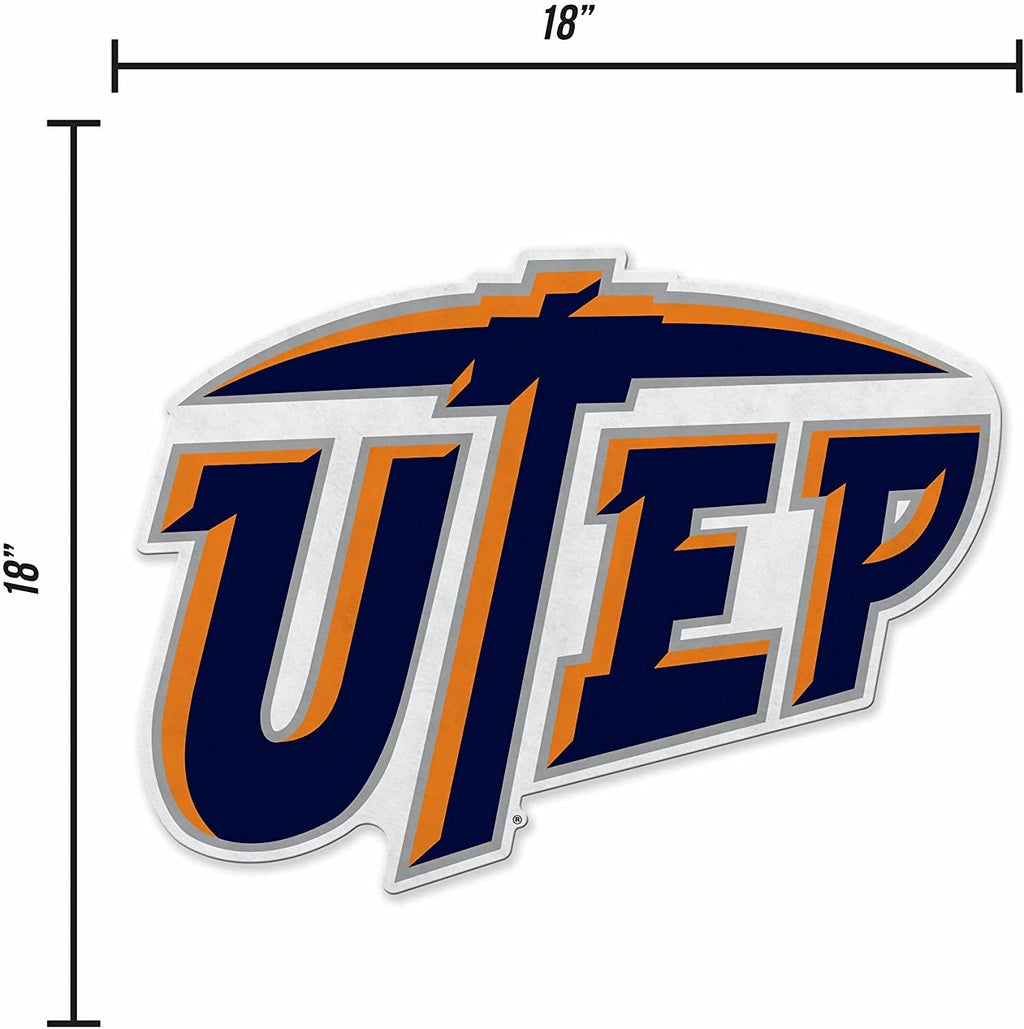 Rico Industries NCAA Texas-El Paso Miners Primary Logo Shape Cut Pennant