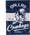Dallas Cowboys Premium Double Sided Banner Flag 28x44 Inch Vintage Logo Design Indoor Outdoor